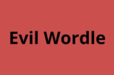 Evil Wordle 