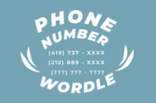 Phone Number Wordle